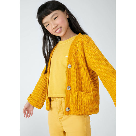 Cardigan da bambina in maglia