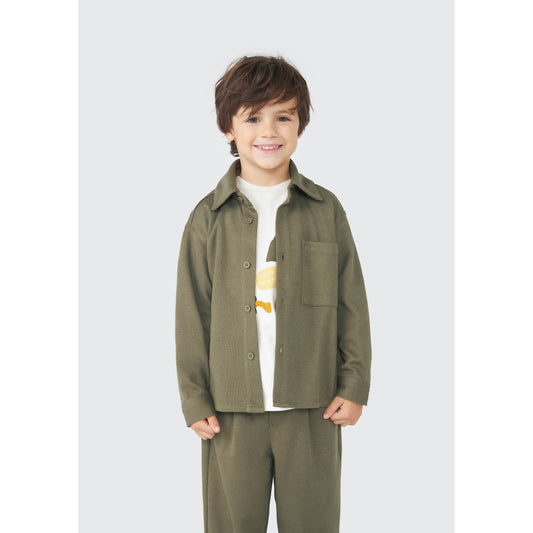Camicia in twill da bambino