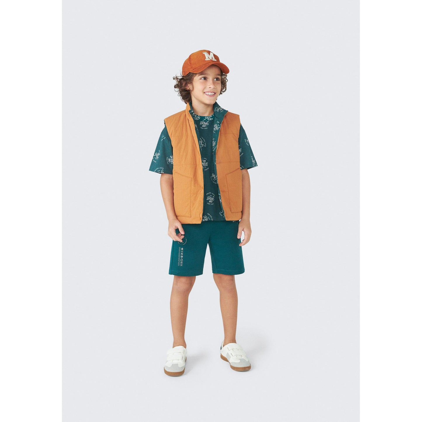 Pantaloncini in pile da ragazzo