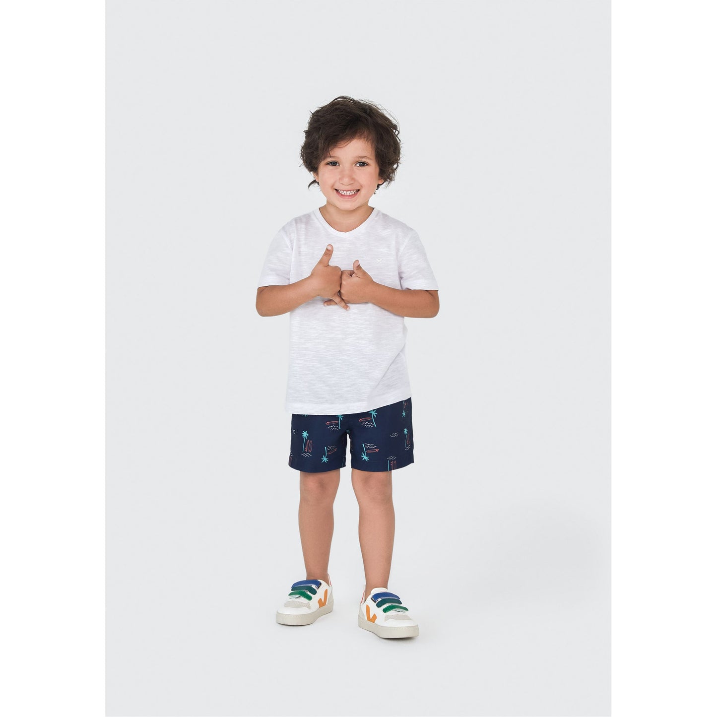 Maglietta Basic con scollo a V per bambini piccoli
