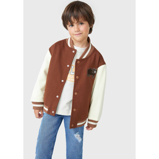 Giacca bomber college da bambino