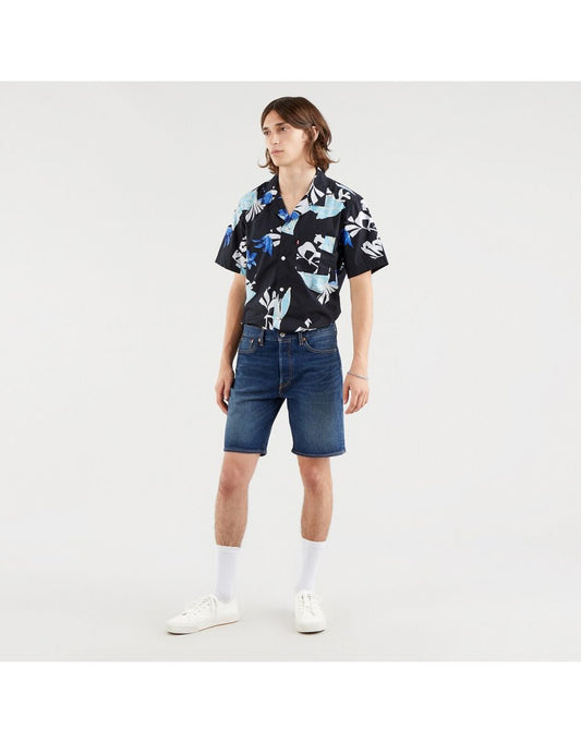 Pantaloncini di jeans con taglio dritto