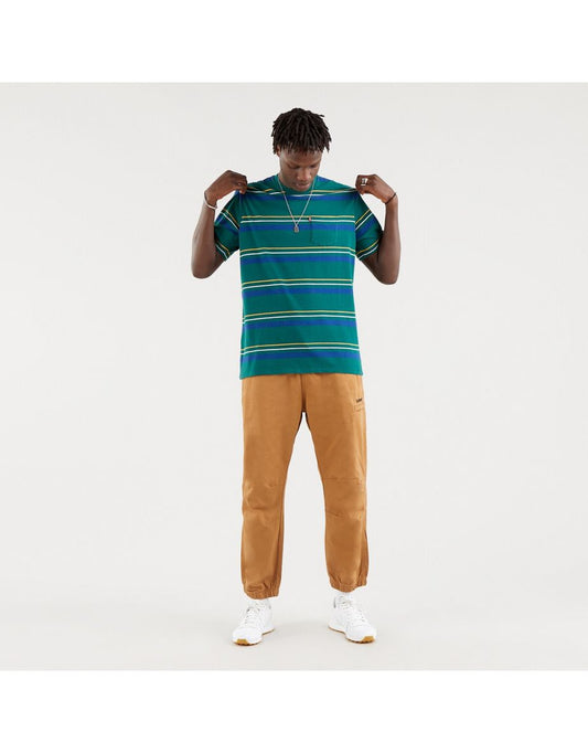 Joggers in misto cotone marino