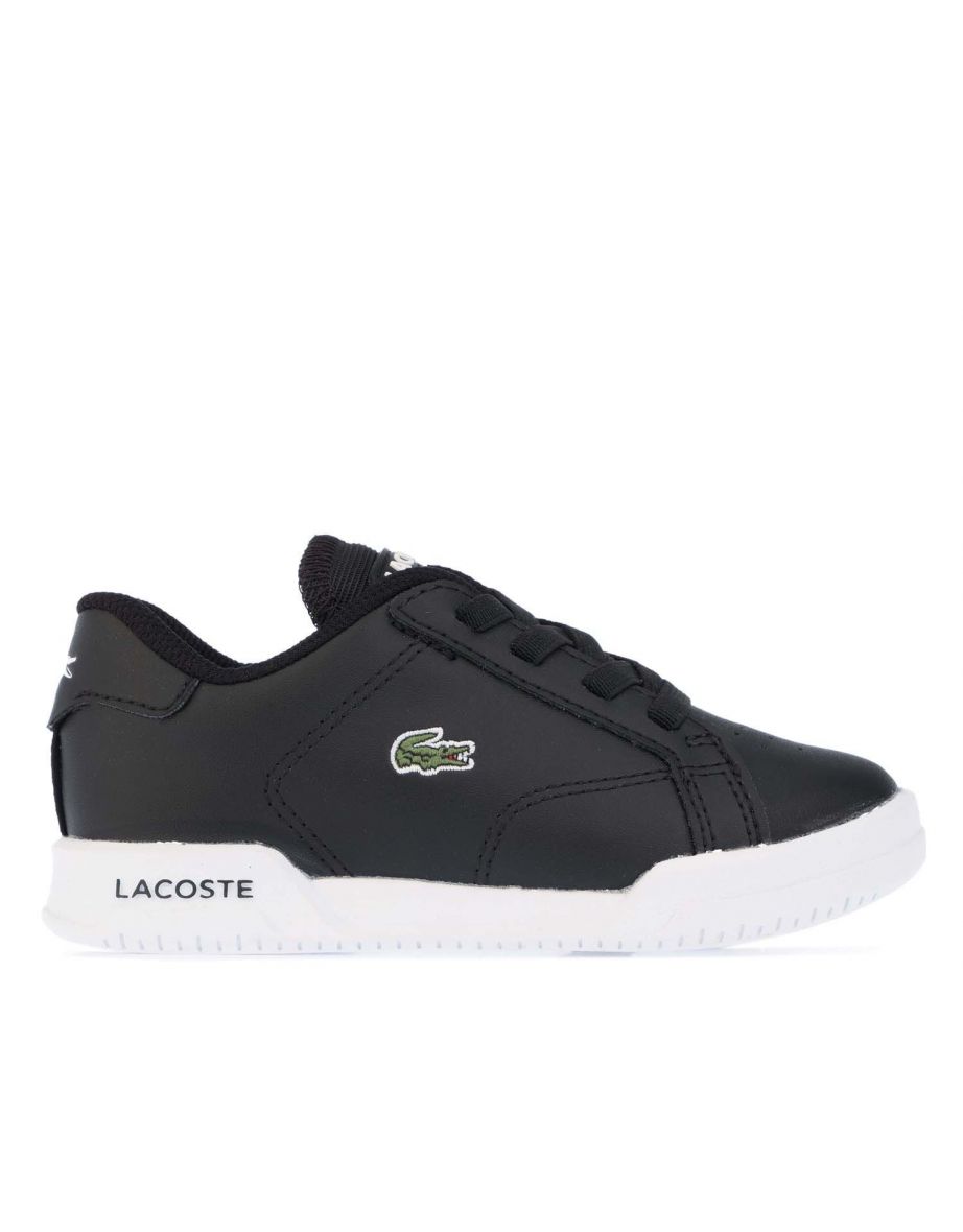 Tênis Lacoste Twin Serve Infantil para Menino em Preto