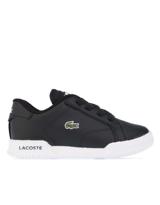 Tênis Lacoste Twin Serve Infantil para Menino em Preto