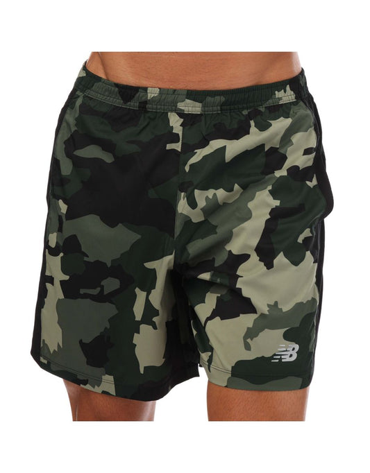 Pantaloncini da uomo New Balance Printed Accelerate 7-Inch