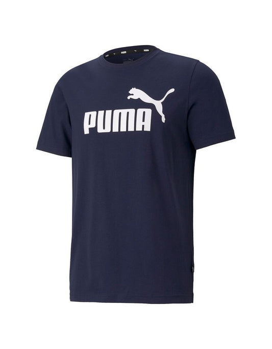Camiseta de algodão FD ESS com estampa de logotipo e decote em gola redonda