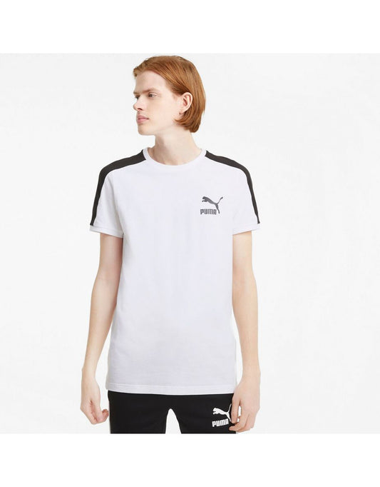 Camiseta Iconic de algodão com estampa de logotipo