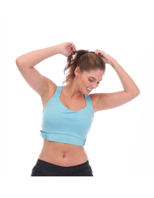 Reggiseno sportivo adidas High Support Fast Impact da donna in blu