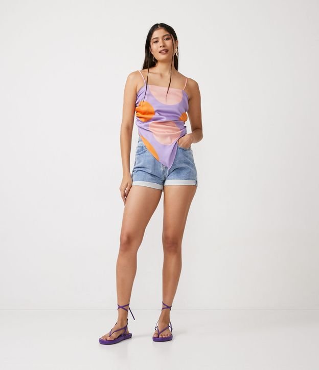 Jeans basic mamma blu con cintura con coulisse