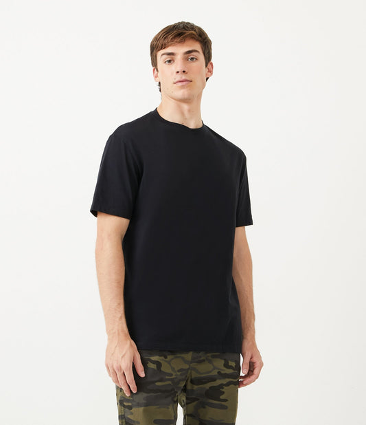 Maglietta Basic Easy Fit in cotone nero