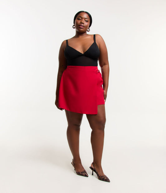 Body de tule preto sem alças e sem enchimento - Curve e Plus Size