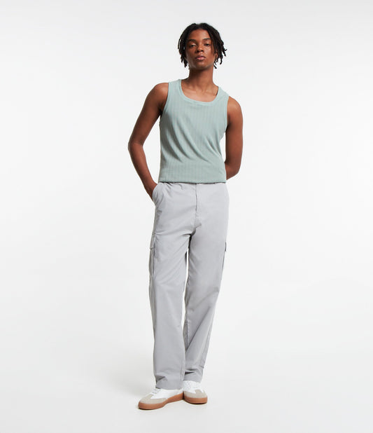 Pantaloni cargo grigi Paper Touch