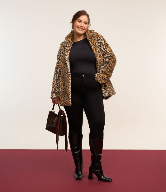 Leggings Curve y Tallas Grandes Negros con Bolsillos