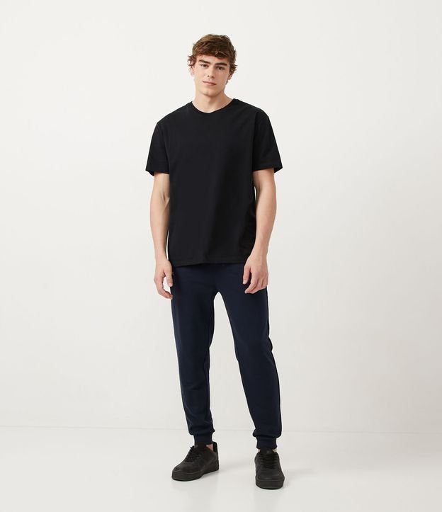 Pantalones de chándal negros con estampado localizado de Los Simpson