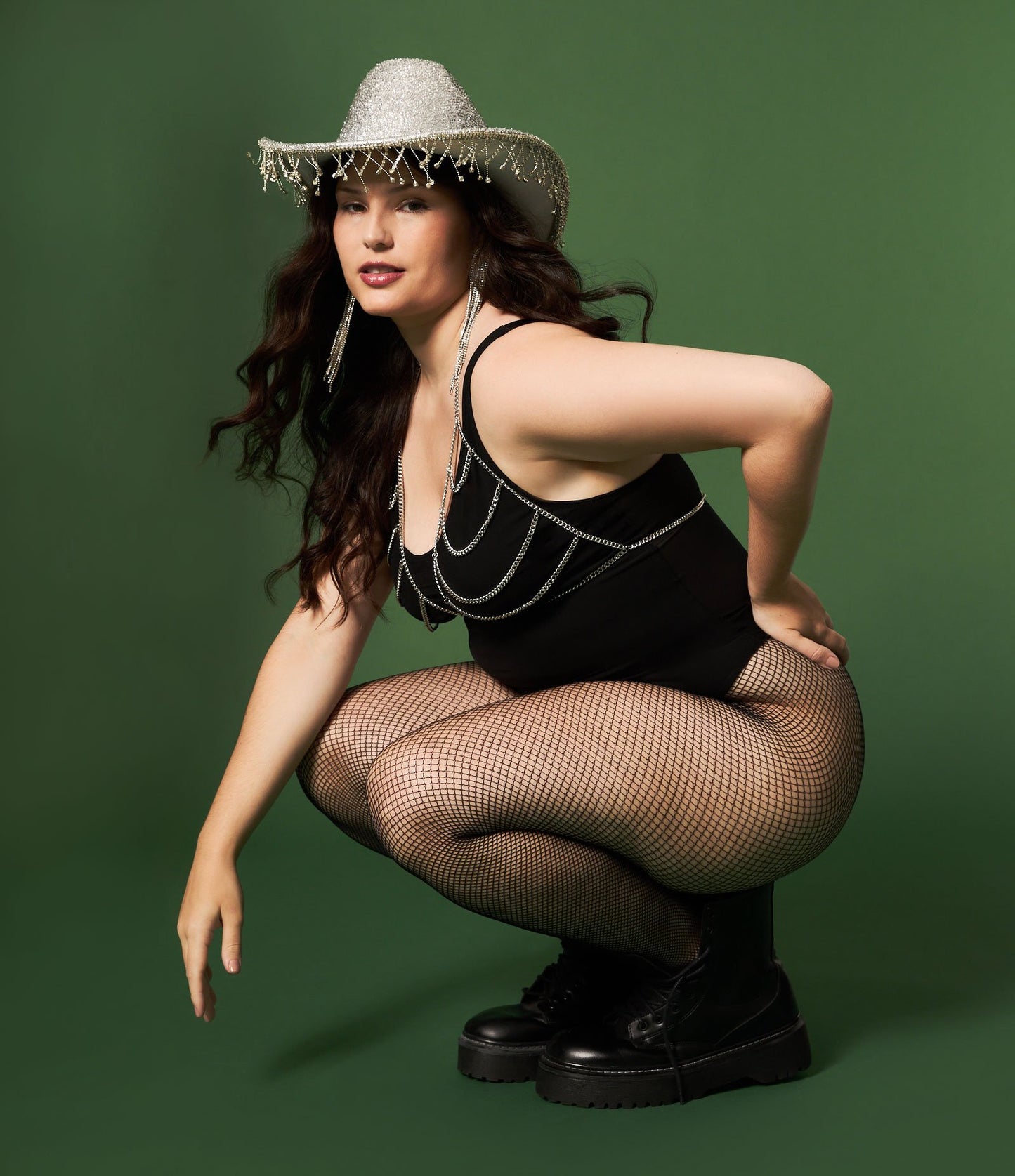 Body de tule com alças múltiplas preto sem enchimento - Curve e Plus Size