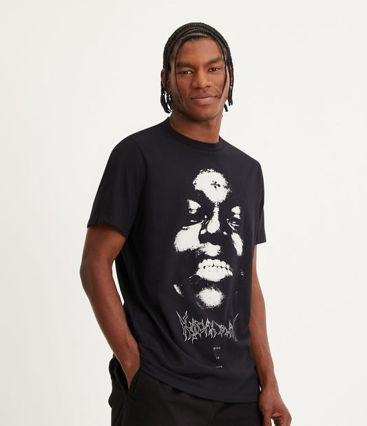 Camiseta relaxed fit de medio punto con estampado Kodak Black Tour - Negro