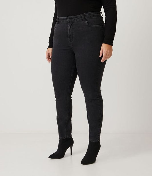 Vaqueros pitillo Push Up Curve & Plus Size negros