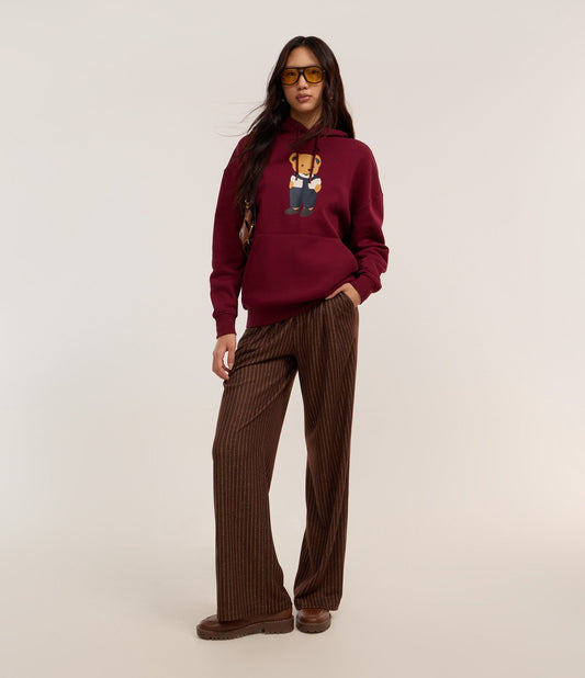 Pantalones de chándal a rayas marrones