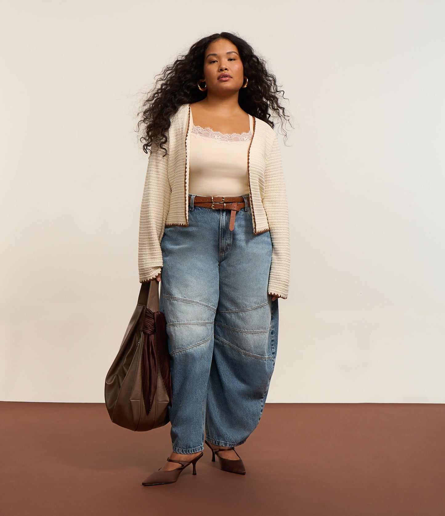 Jeans Barrel in versione Curve e taglie forti - Blu