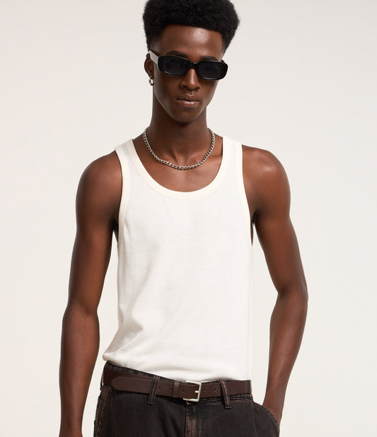 Canotta Basic Textured White Regular