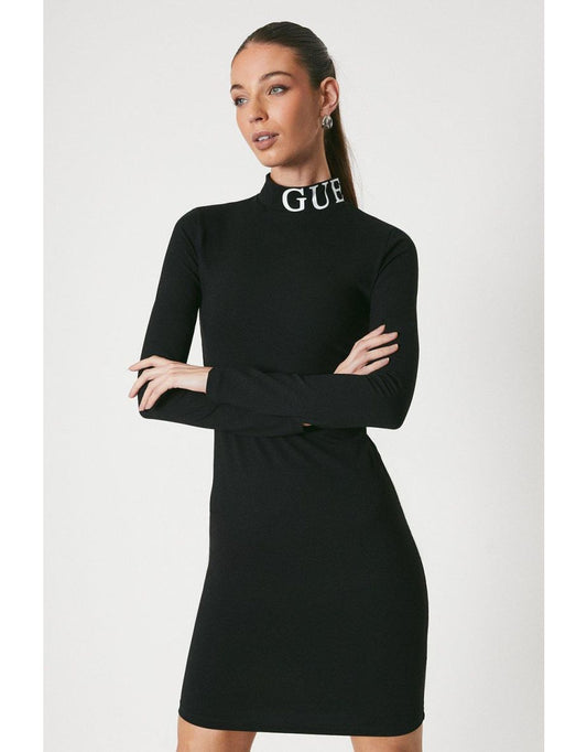 Vestito Giulia in nero lucido