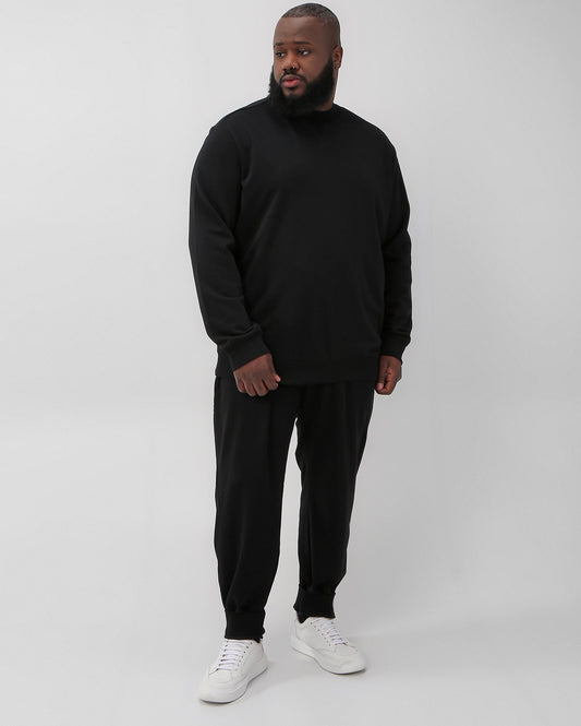 Men's Plus Size Black Sweatpants | Allman By Riachuelo