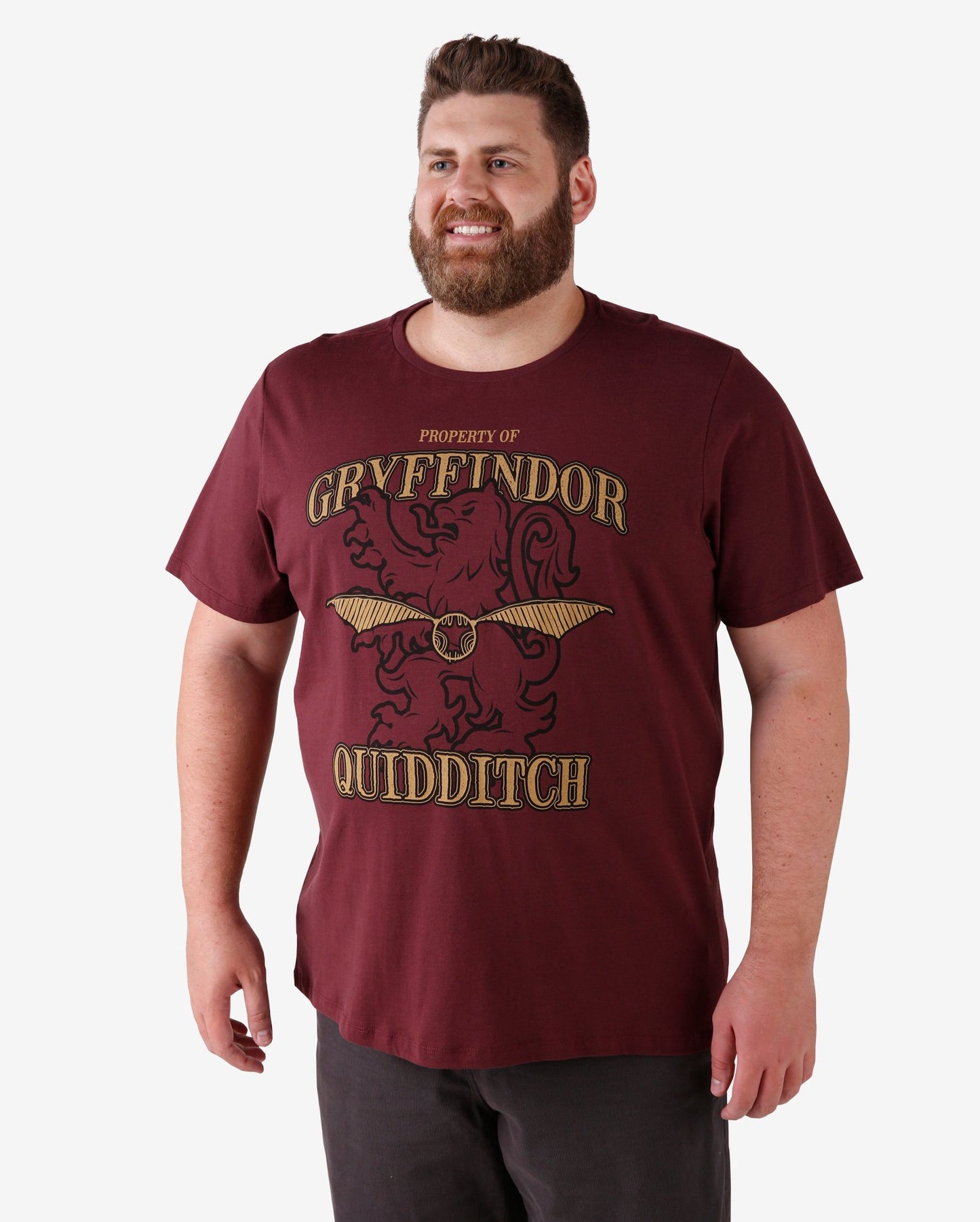 Camiseta Plus Size Harry Potter - Burgundy Wine