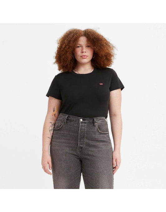 Maglietta Levi's Plus Size Baby donna in nero