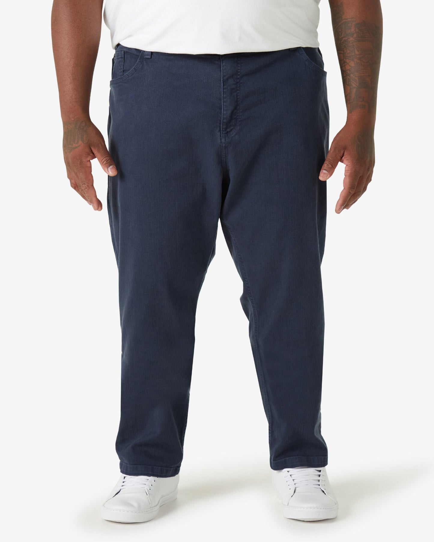 Jeans uomo Plus Size Slim Fit Blu Scuro di Allman per Riachuelo