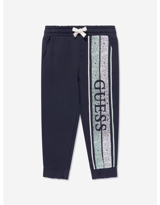 Joggers com estampa de logotipo Navy para meninos