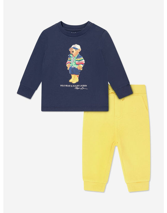 Conjunto de calça para bebê menino Navy