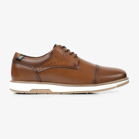 Scarpe Ferracini da uomo in pelle avana - Collezione Wembley