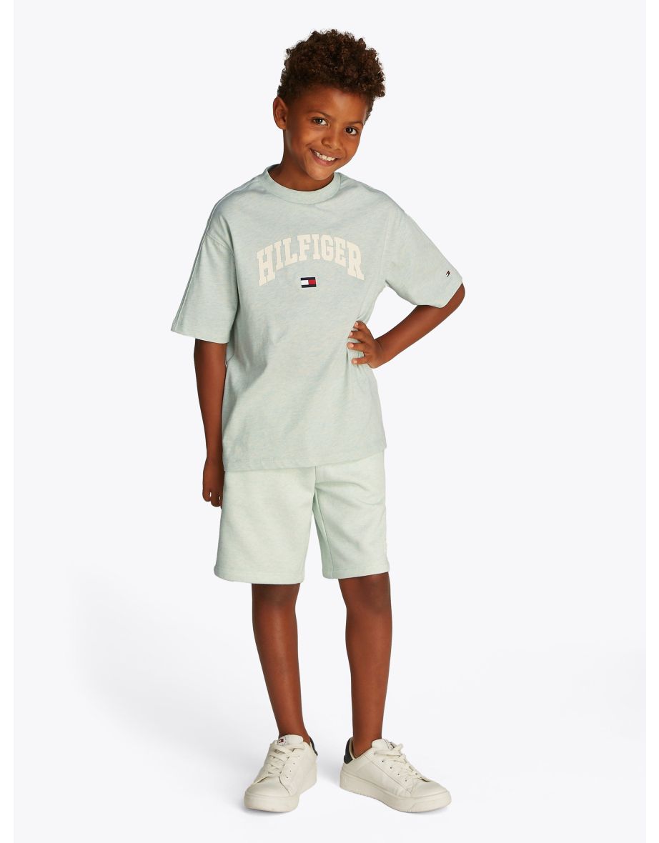 Camiseta Varsity Tommy Hilfiger para meninos, verde