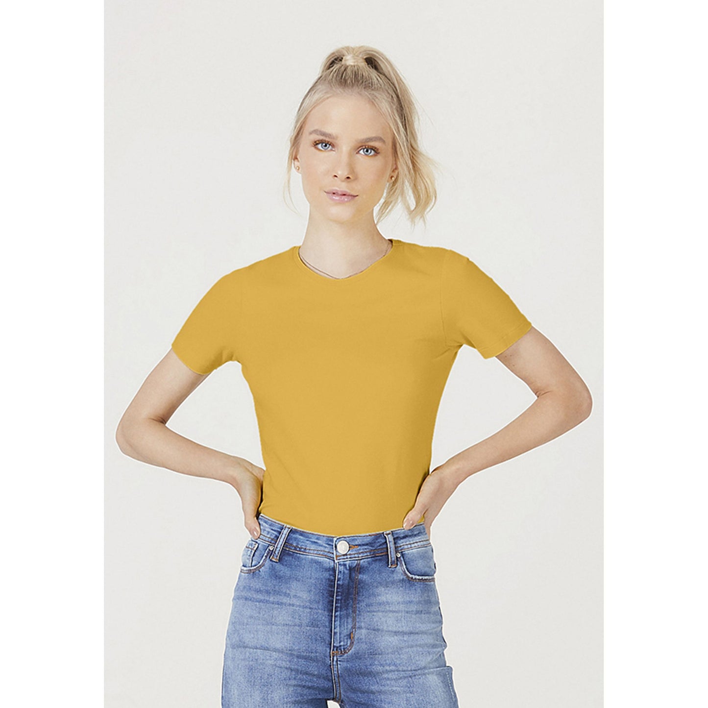 Top da uomo in cotone Basic Slim Fit