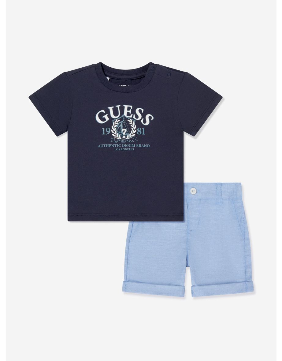 Navy Baby Boys' Short Set