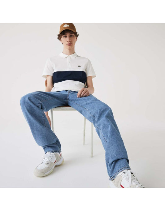 Camisa polo masculina Lacoste Colorblock