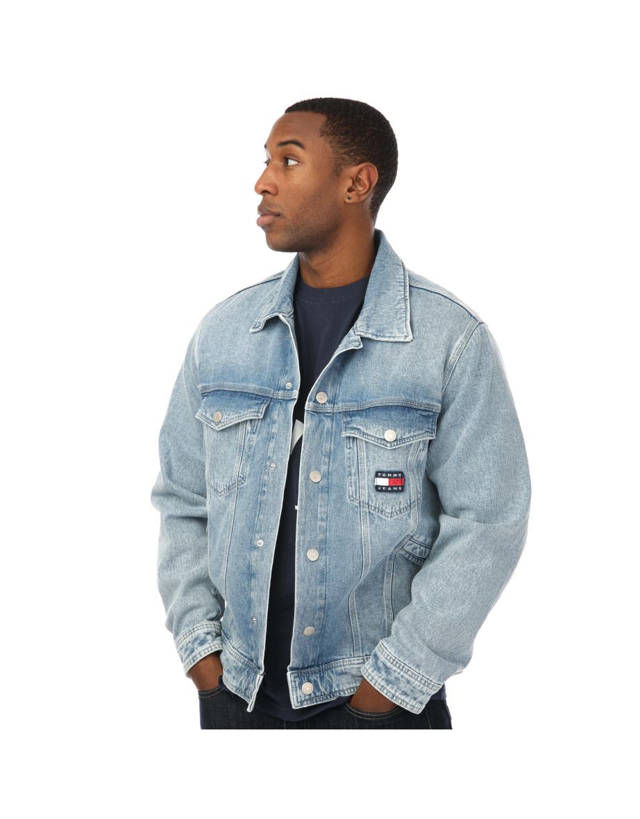 Chaqueta de camionero Tommy Hilfiger Archive Oversized Azul para hombre