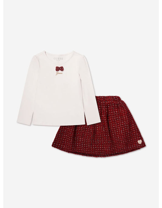 Conjunto de saia e camiseta Ivory para meninas