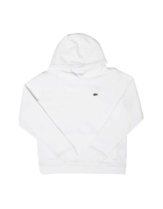 Boy's Lacoste Junior Hoodie in White