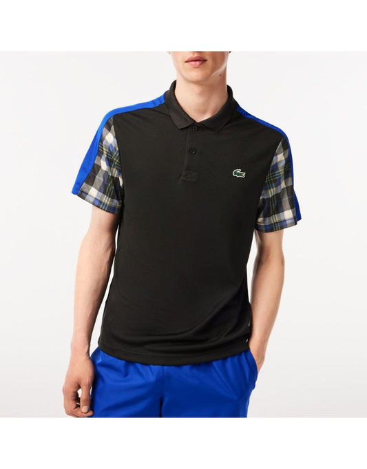 Camisa polo masculina Lacoste Colorblock xadrez