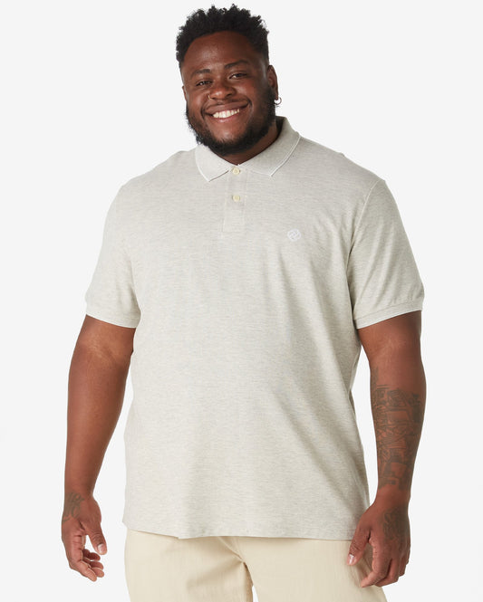 Polo a manica corta Allman by Riachuelo Plus Size in maglia tinta unita
