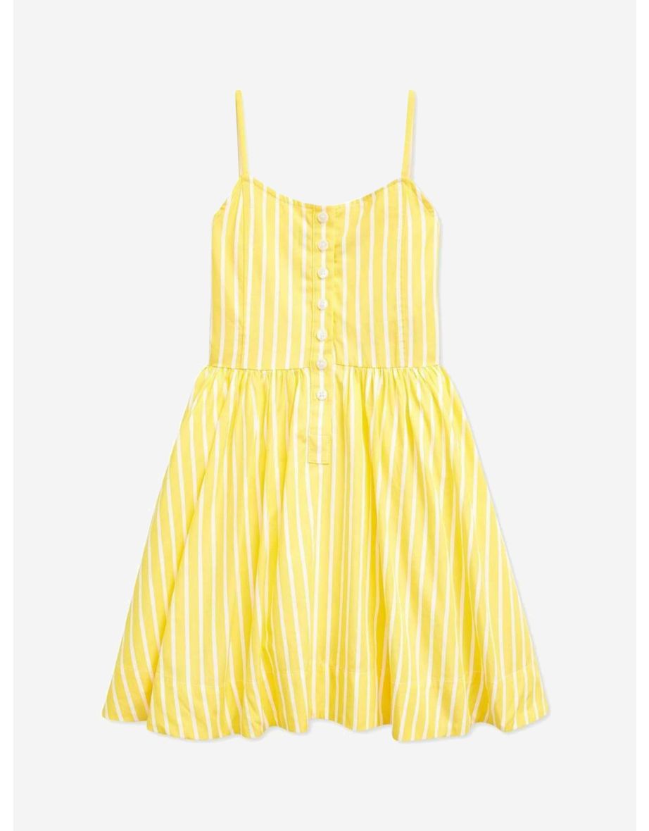 Vestido de algodón a rayas para niña
