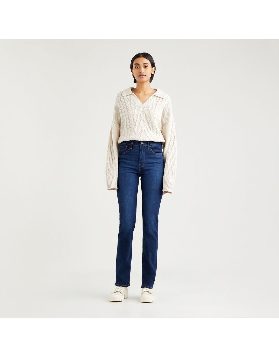724 Jeans dritti a vita alta