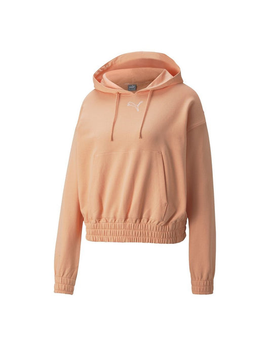 Felpa con cappuccio in cotone con tasca frontale