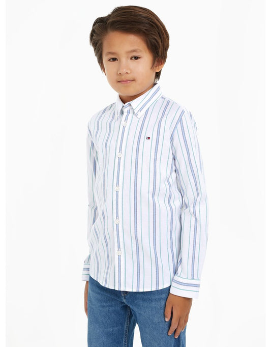 Camisa listrada multicolorida para meninos