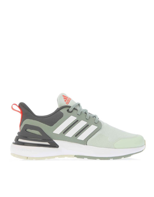 Tênis adidas Junior RapidaSport Bounce Lace-Up para meninas em verde
