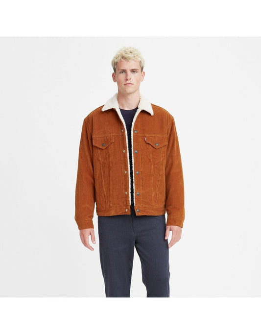 Chaqueta de pana con forro de sherpa