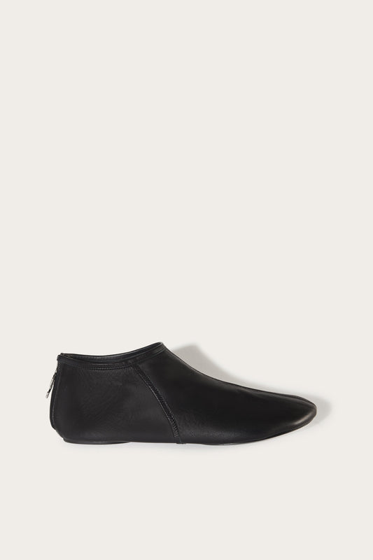 Scarpe piatte in pelle