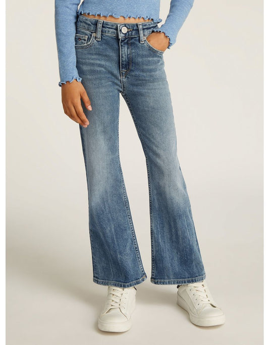 Jeans blu svasati vintage da bambina